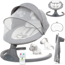 Kidwell Krēsliņ&scaron;-&scaron;ūpoles LUXI dark melange Kidwell [A]