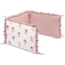 Sensillo BED BUMPER BALLERINAS PINK