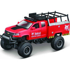 Maisto Die-Cast MAISTO DIE CAST construction vehicles and building set Bobcat Hauler Set, 12505