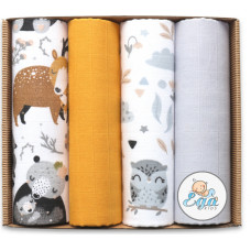 Ega Kids Набор муслиновых пеленок в ECO коробке, 60 × 80 см, №3 (21662)