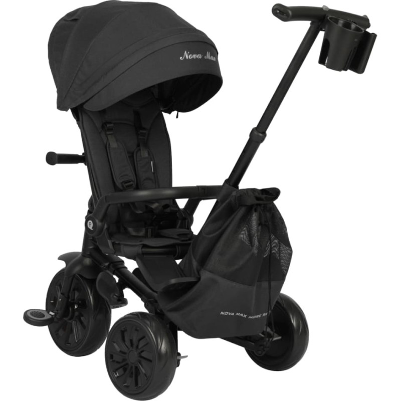 Трёхколёсный велосипед Qplay Nova Max, чёрный