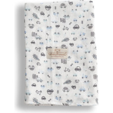 Babymatex Blanket / Swaddling blanket - TB0470 /02 - MUSLIN  - size 80x120 - CARS