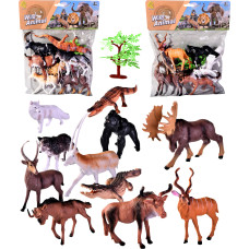 ZWIERZĘTA DZIKIE ZOO 6 SZTUK