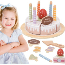 Viga Drewniany Tort Urodzinowy do Krojenia