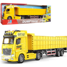 Heli ja valgusega veoauto haagisega 58 cm