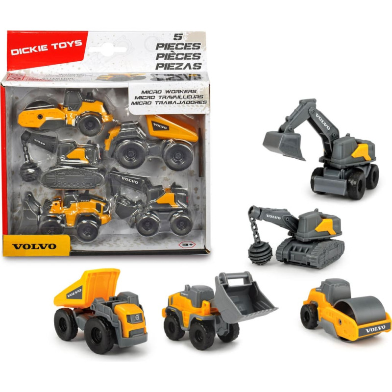 Dickie Toys Игровой набор строительной техники Volvo