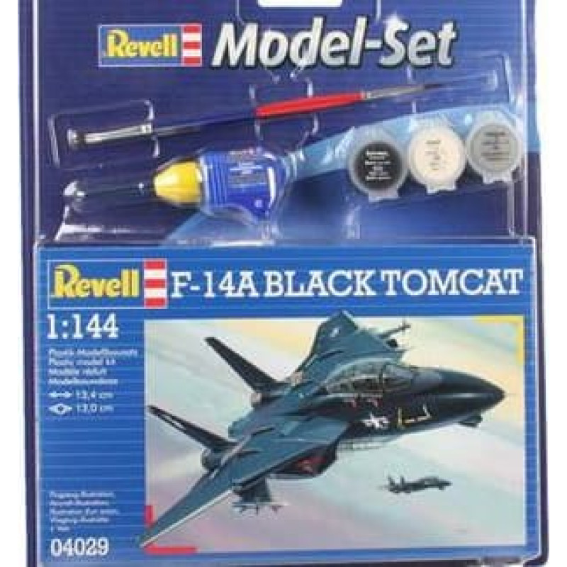 Revell Набор моделей: собери и раскрась F - 14A Black Tomcat