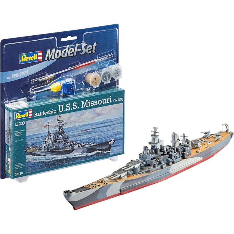 Revell Набор моделей: собери и раскрась Battleship U.S.S.