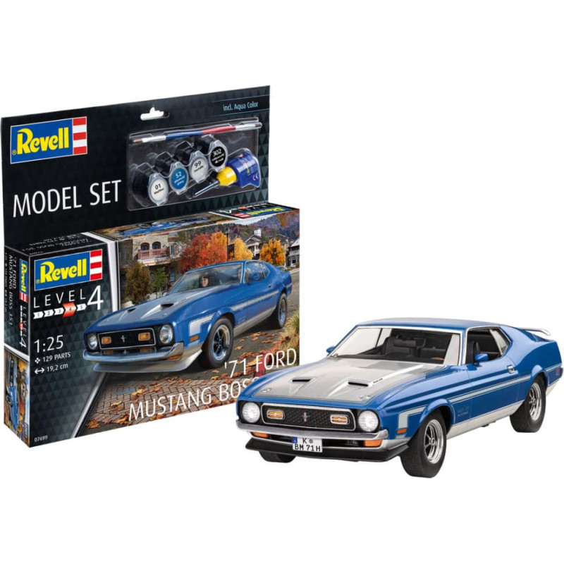 Revell Набор моделей: собери и раскрась Mustang Boss 351