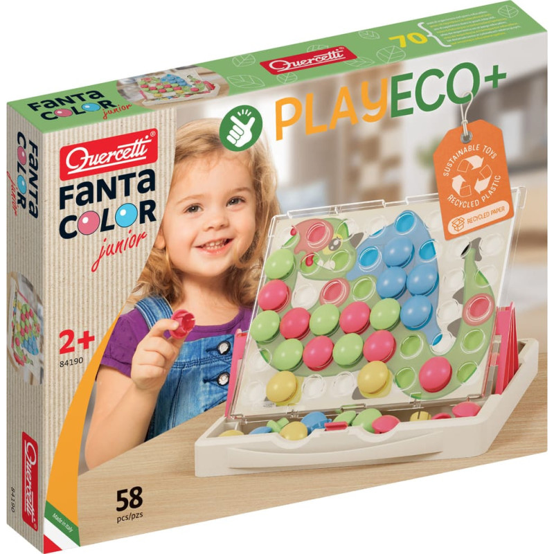 Quercetti Мозаика Fantacolor Junior Play Eco 2+ г.