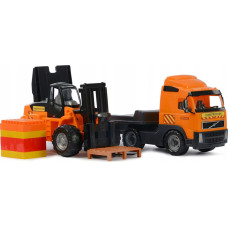 Polesie Автовоз Volvo + конструктор Супер-Микс в коробке 36889