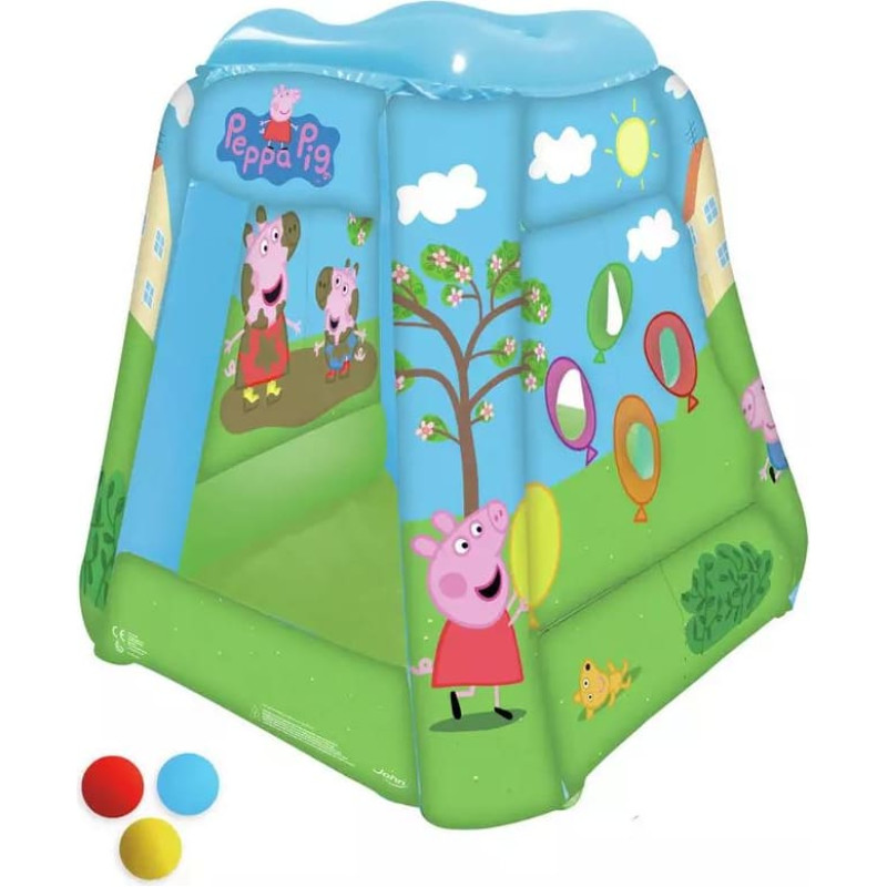 John Надувная палатка с мячиками Peppa Pig