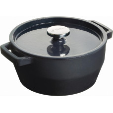 Pyrex Чугунная кастрюля 6,8 л Pyrex круглая &Oslash;28 см серая