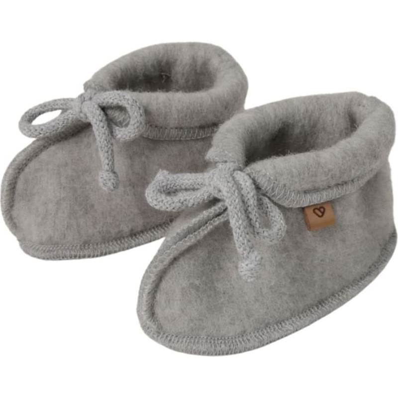 Wool baby shoes Sierra S 0-6m grey