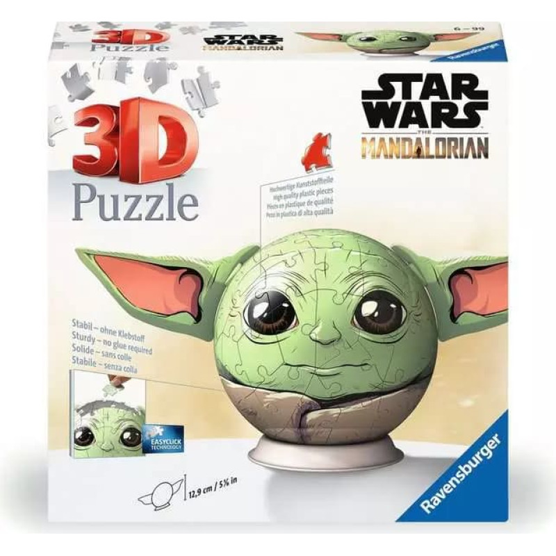 Ravensburger Круглый 3D-пазл, 72 элемента, Star Wars Грогу