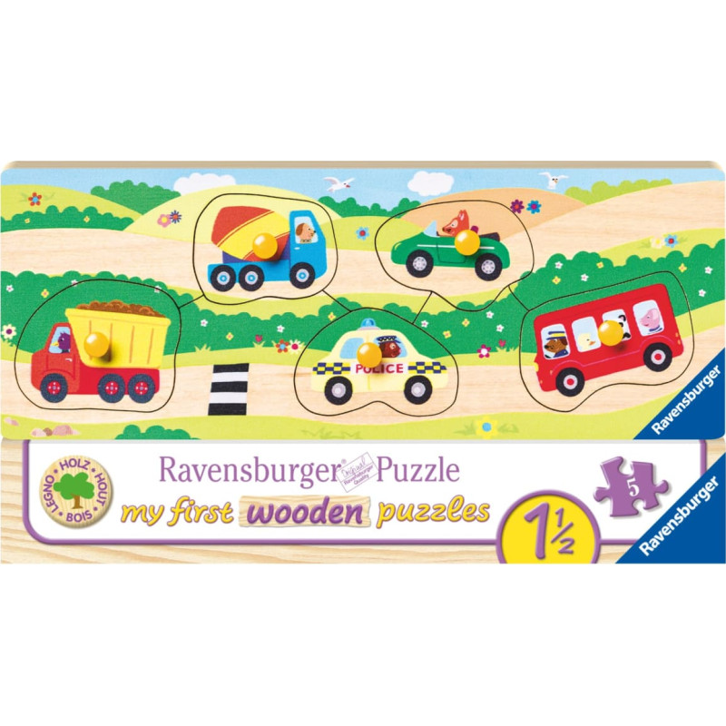 Ravensburger Деревянный пазл &ndash; Транспорт