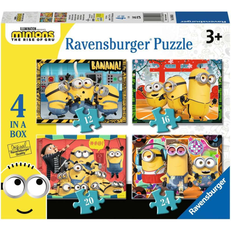 Ravensburger Пазл 4в1 Миньоны 3+