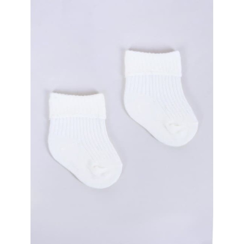 Yo Baby Zeķes ar atloku BALTAS 6-9 mēn. SKA-0009