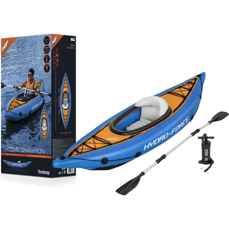 Bestway Piepū&scaron;ams kajaks Hydro-Force 275x81 cm Bestway 65115 (10690)