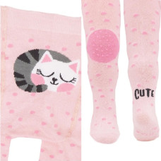 Yo Baby Zeķubikses rāpo&scaron;anai 68/74 RAB-0025 pink cat