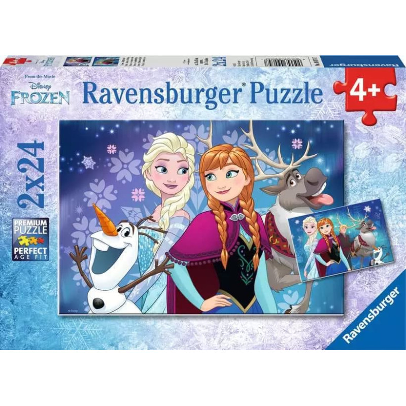 Ravensburger Пазл 2x24 элемента Дисней Холодное сердце