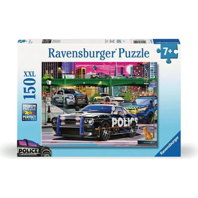 Ravensburger Пазл 150 элементов Полиция на патруле