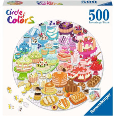 Ravensburger Пазл 500 Круг цветов: Десерты