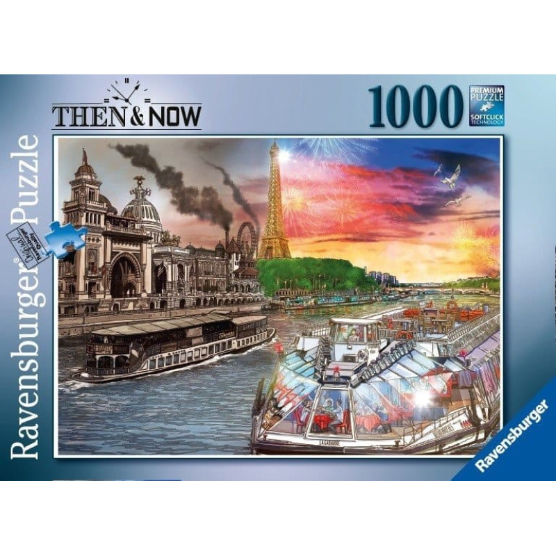 Ravensburger Пазл 1000 Тогда и сейчас &ndash; Париж