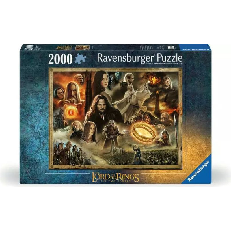 Ravensburger Пазл 2000 Властелин колец: Две крепости