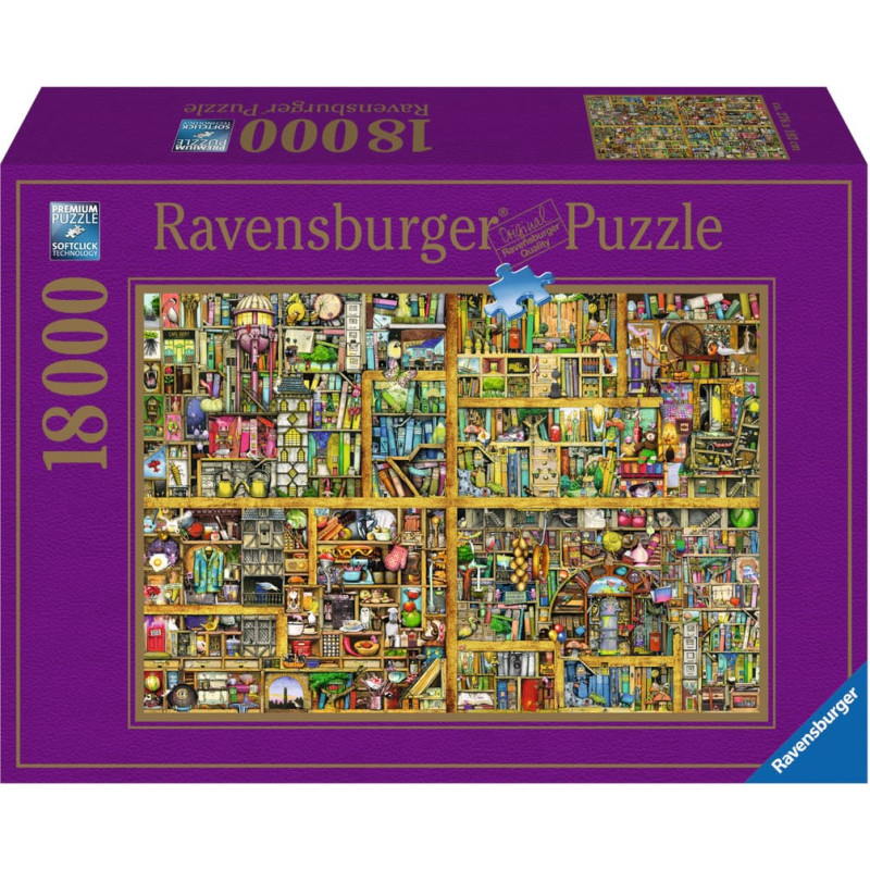 Ravensburger Пазл R 18000 Волшебный книжный шкаф