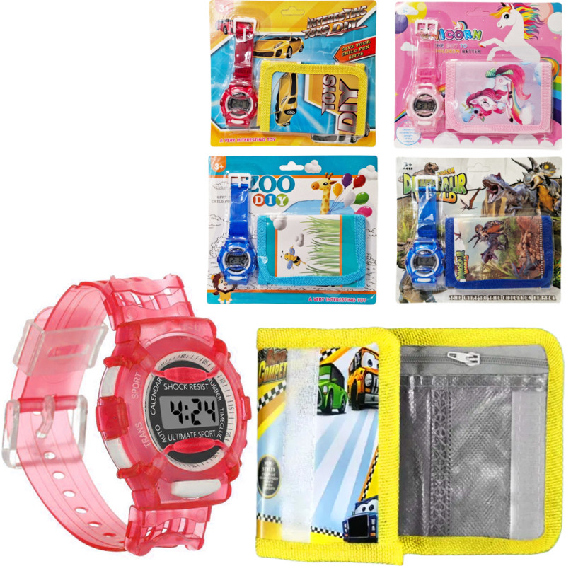 PORTFEL Z ZEGARKIEM 4 WZORY