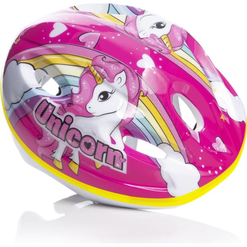 Dino Bikes Licence Детский велосипедный шлем, размер M, Unicorn