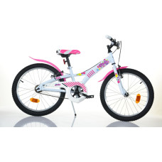 Bimbo Bike Детский велосипед 20'' "CANDY", белый/розовый