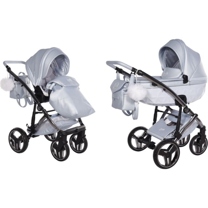 Junama Универсальная коляска 2 в 1 Candy Premium 03 Синяя (Blue)