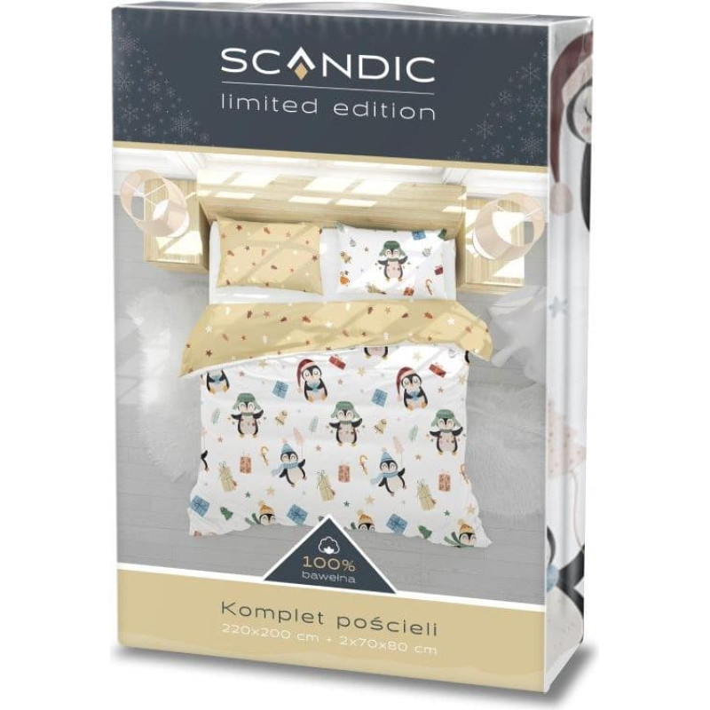 POŚCIEL KPL.220X200+2X70X80 BAW. SCANDIC 059