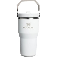 Stanley Термокружка с трубочкой IceFlow Flip Straw 2.0 Tumbler 0.59L белого цвета.