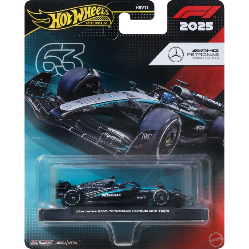 Hot Wheels Formula 1 mudelauto Mercedes-Benz – George Russell #63
