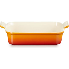 Le Creuset Прямоугольная форма для запекания Heritage из каменной керамики, 26x19 см / 2,4 л, оранжевая.