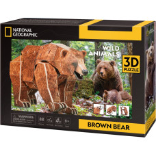 Cubic Fun CUBICFUN NATIONAL GEOGRAPHIC 3D пазл &laquo;Бурый медведь&raquo;