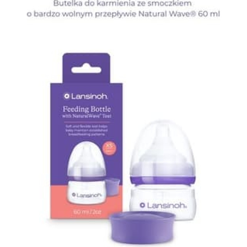 Lansinoh 5876 BOTTLE 60ML + PACIFIER NW XS LANSINOH