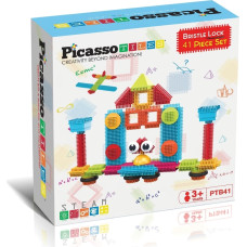 Picasso Tiles Magnetic Construction Set Hedgehog Blocks 41 pcs, PTB41