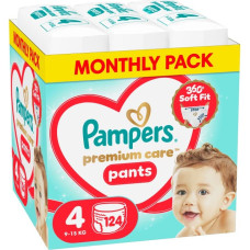 Pampers Pants autiņbiksītes, 4. izmērs, 9-15kg, 124gab. - 80894763