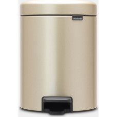 BRABANTIA мусорный бак с педалью NewIcon, 5 l, Champagne