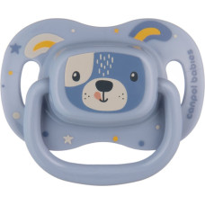 Canpol BABIES Silicone Symmetrical Soother 18m+ CUTE ANIMALS, 34/926_blu