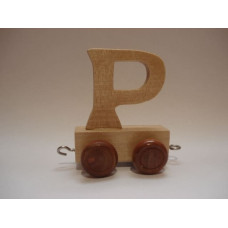 Eco Toys Wood Toys Letter Art.23702 Деревянная буква на колёсиках