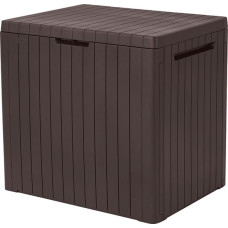 Keter Ящик для хранения City Storage Box 113 L коричневый