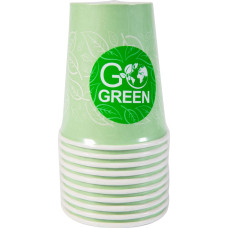 Gogreen Стаканы экологические Go Green 250мл 10шт./ 0,06кг