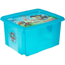 Keeeper Коробка с крышкой 24L Karolina "Paw Patrol" 42,5x35,5x22,5см светло-голубая