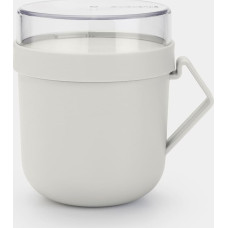 BRABANTIA Make & Take контейнер для еды, 0.6L, light grey