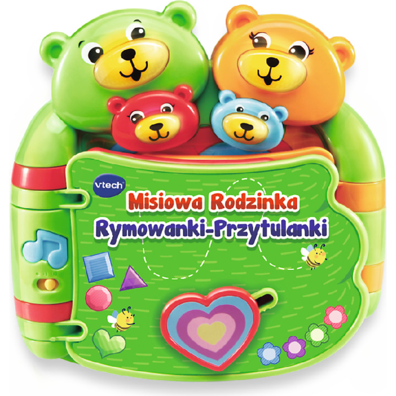 Vtech 60993 Misiowa Rodzinka. Rymowanki-Przytulanki